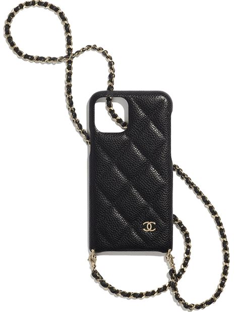 chanel smartphone case|chanel phone holder with chain.